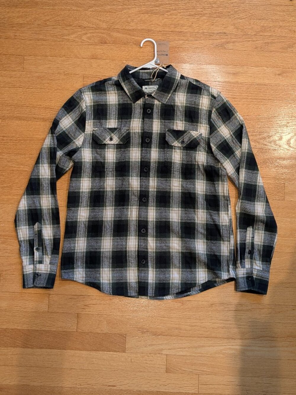 Mountain Warehouse Green and Black Flannel Shirt NWT Large